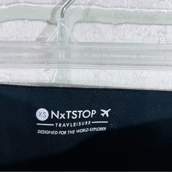 NxTSTOP Travleisure Jet Travel Black Skinny Pants Size XS - Picture 8 of 12